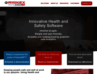 riskex.co.uk screenshot