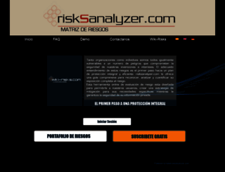 risksanalyzer.com screenshot