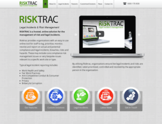 risktrac.com.au screenshot