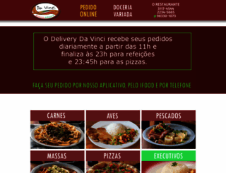 ristorantedavinci.com.br screenshot