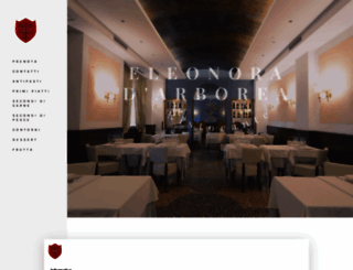 ristoranteeleonoradarborea.com screenshot