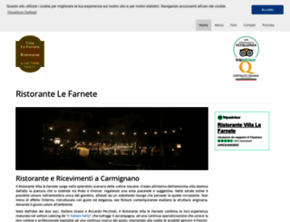 ristorantelefarnete.com screenshot