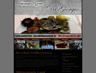 ristorantepizzeriadagiorgio.de screenshot