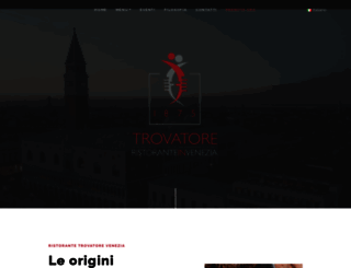ristorantetrovatore.com screenshot