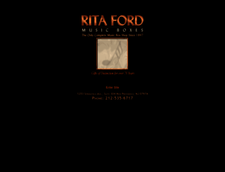 ritafordmusicboxes.com screenshot