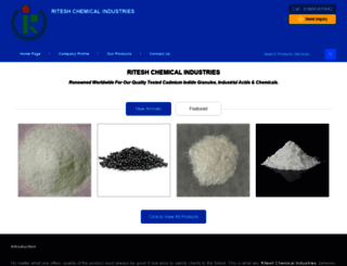 riteshchemicalindustries.com screenshot