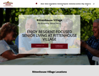 rittenhousevillages.com screenshot
