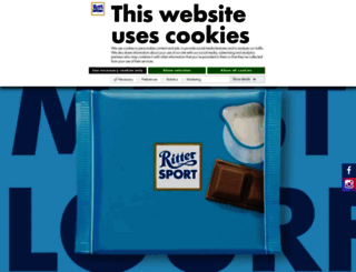 ritter-sport.co.uk screenshot