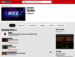 ritzraleigh.com screenshot