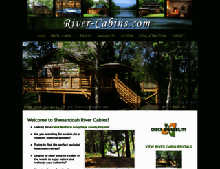 river-cabins.com screenshot