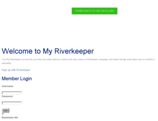river.convio.net screenshot