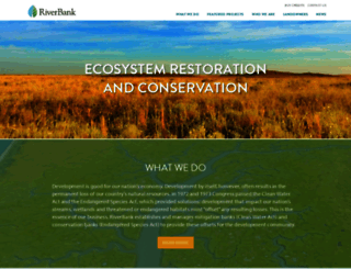 riverbankconservation.com screenshot