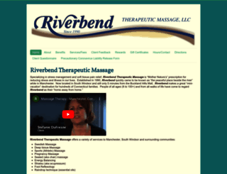 riverbendmassage.com screenshot