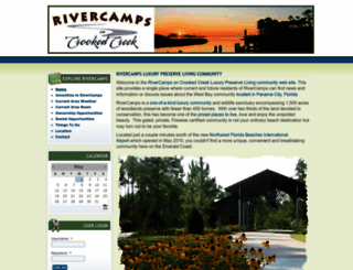 rivercamps.org screenshot