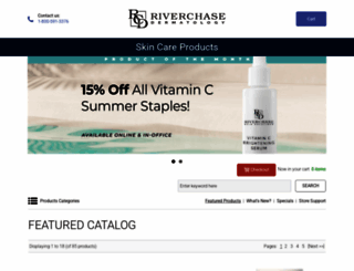 riverchasedermstore.com screenshot
