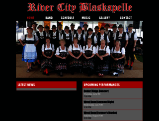 rivercityblaskapelle.com screenshot