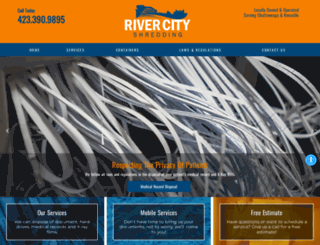 rivercityshredding.com screenshot