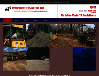 riverdriveexcavating.com screenshot