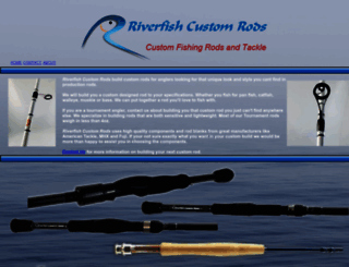 riverfishcustomrods.com screenshot