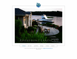 riverfrontlandscape.com screenshot
