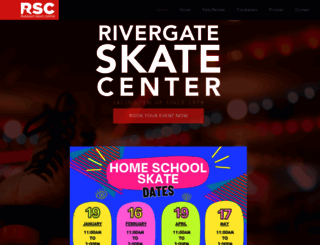 rivergateskatecenter.com screenshot