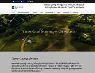 rivergoose.co.za screenshot