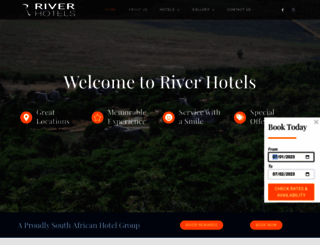 riverhotels.co.za screenshot