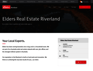 riverland.eldersrealestate.com.au screenshot