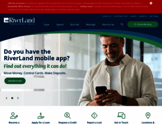riverlandfcu.org screenshot