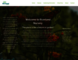 riverlandnursery.com screenshot