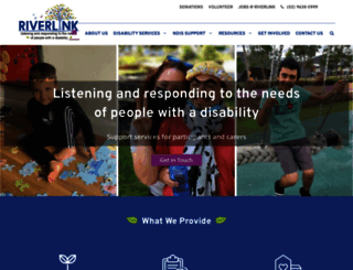 riverlink.org.au screenshot