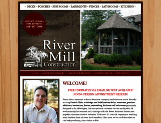 rivermillconstruction.com screenshot