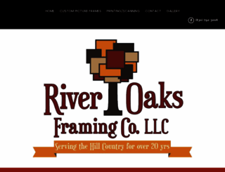 riveroaksframing.com screenshot