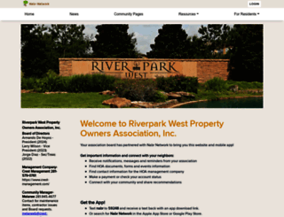 riverparkwestonline.org screenshot