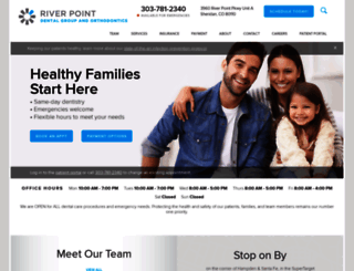 riverpointdentalgroup.com screenshot