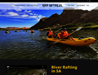 riverraftingtrips.co.za screenshot