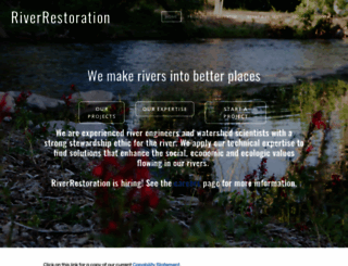 riverrestoration.org screenshot