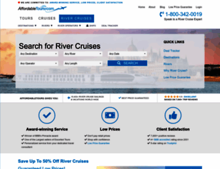 rivers.affordabletours.com screenshot