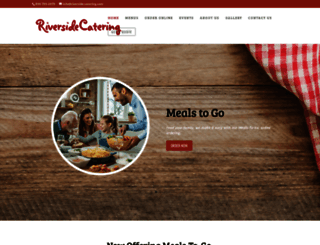 riverside-catering.com screenshot