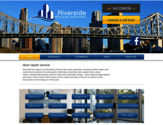 riversidedoorrepairs.com.au screenshot