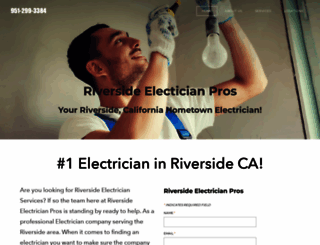 riversideelectricianpros.com screenshot