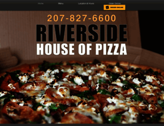 riversidehouseofpizza.com screenshot