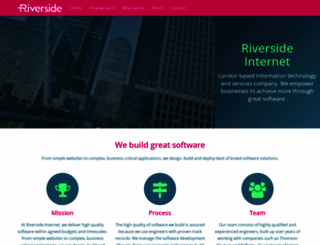 riversideinternet.com screenshot