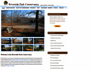 riversideparkconservancy.org screenshot