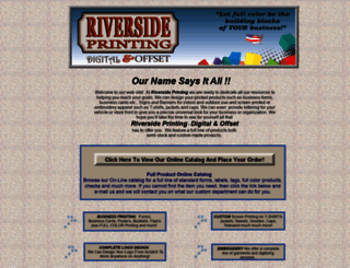 riversideprinting.com screenshot
