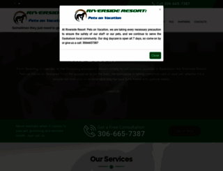 riversideresortforpets.ca screenshot
