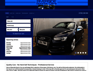 riversidesportscars.co.uk screenshot