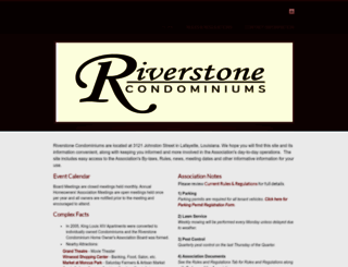 riverstonecondos.com screenshot