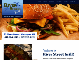riverstreetgrill.com screenshot