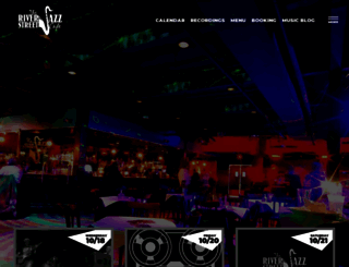 riverstreetjazzcafe.com screenshot